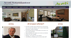 Desktop Screenshot of acosti-notaris.nl
